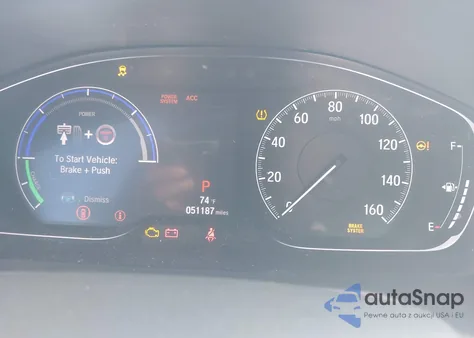 2019 Honda Accord Hybrid из США, поврежденный, VIN 1HGCV3F12KA000418